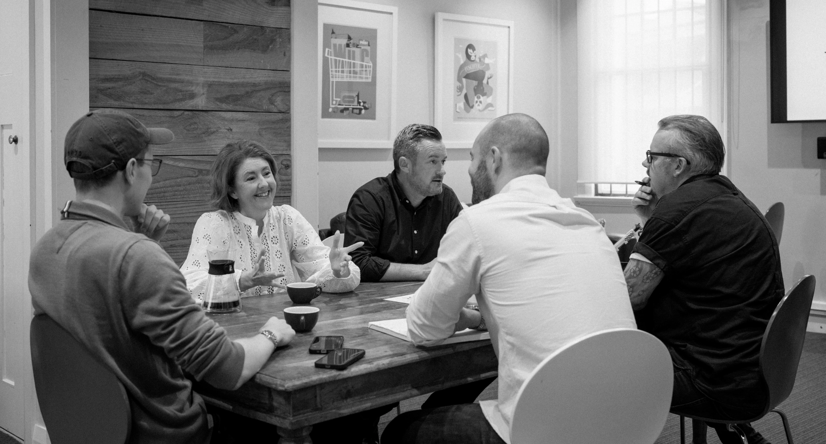 Caretakers team in a meeting