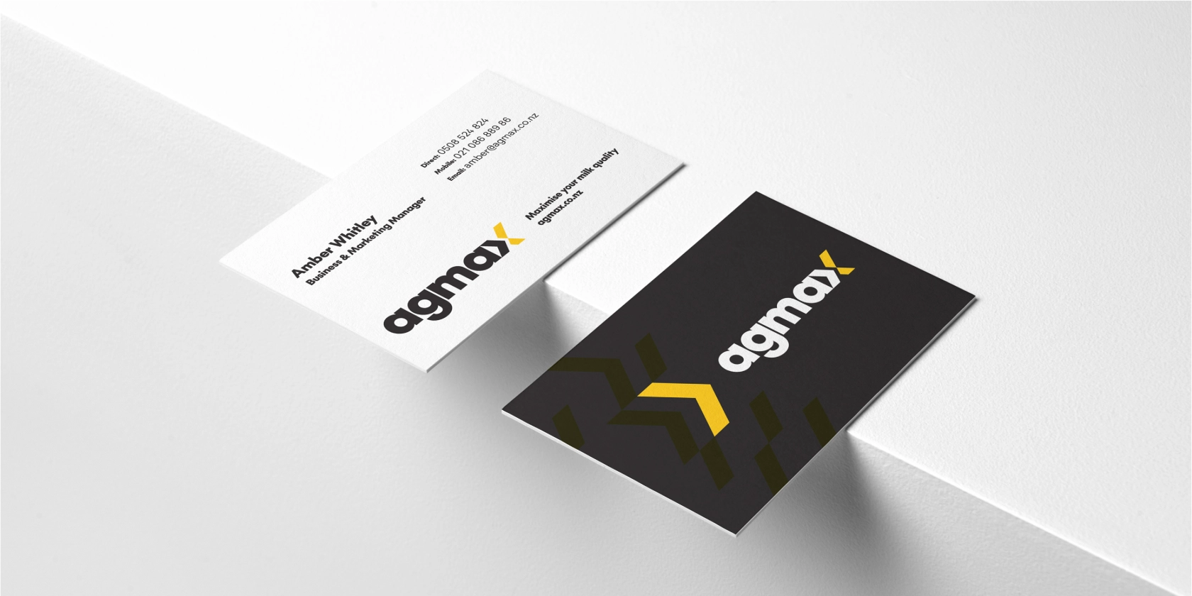 Agmax business card design