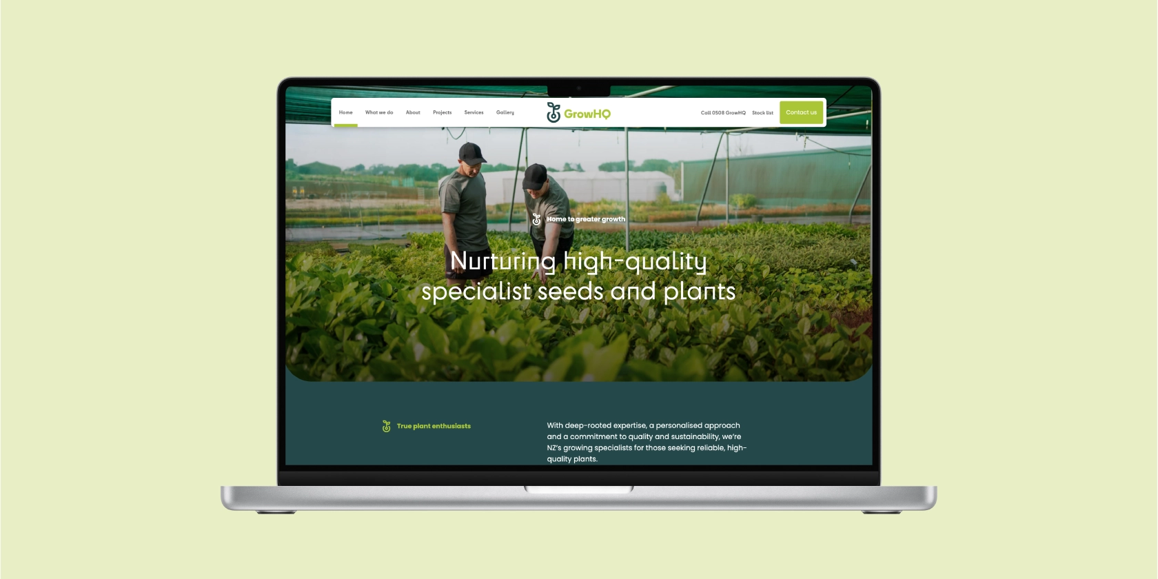 GrowHQ website