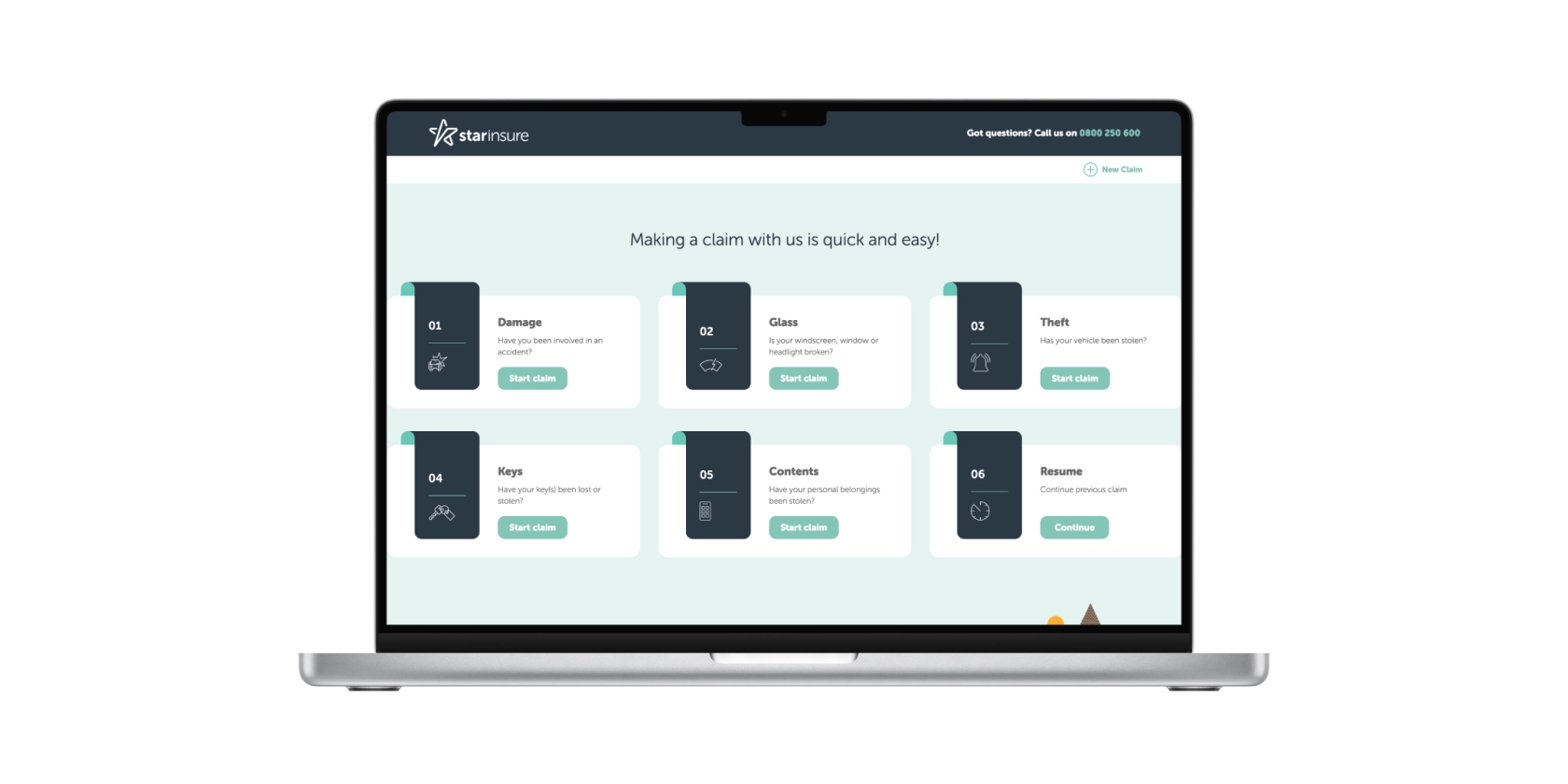 Star Insure web development