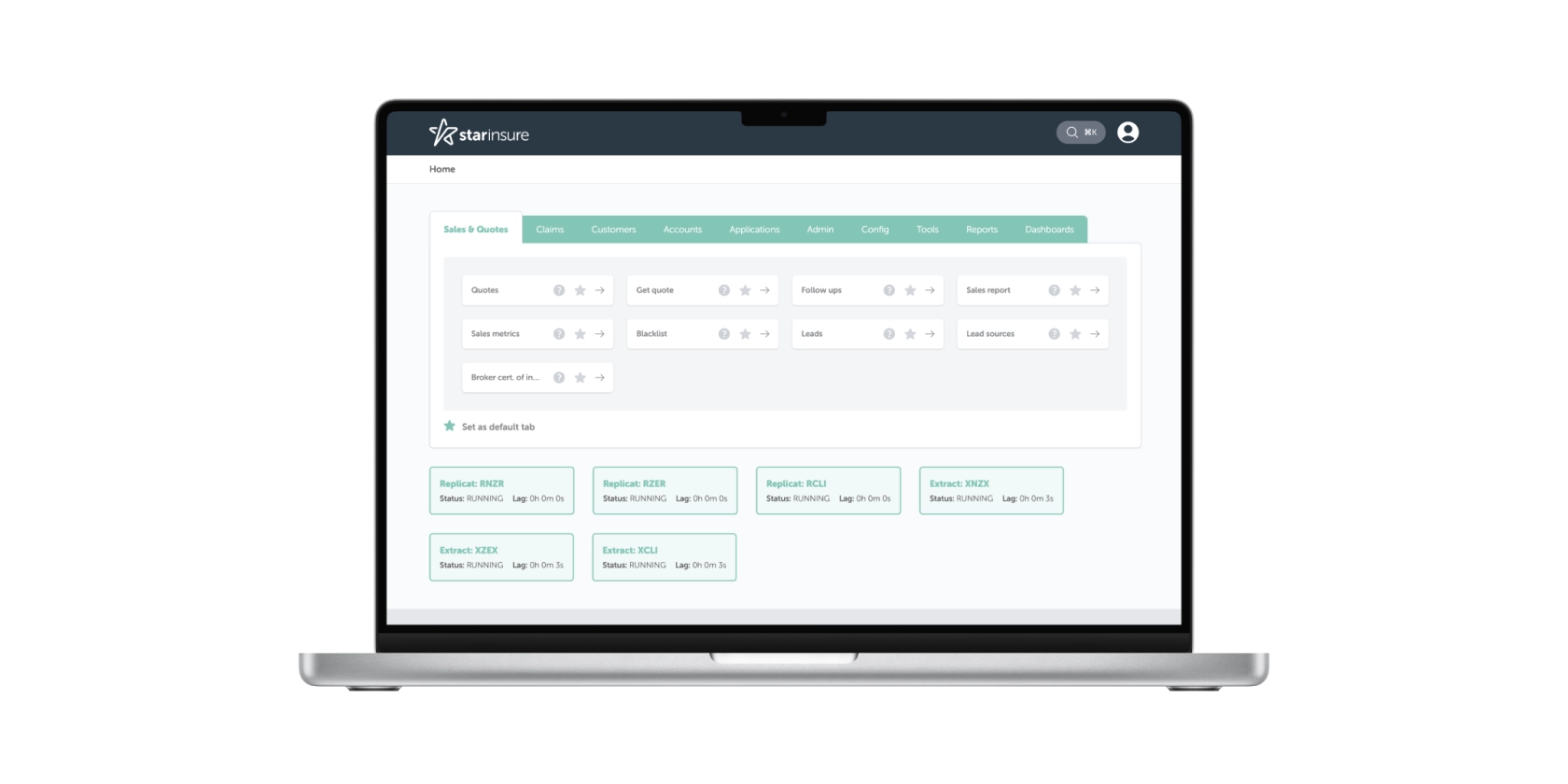Star Insure web development